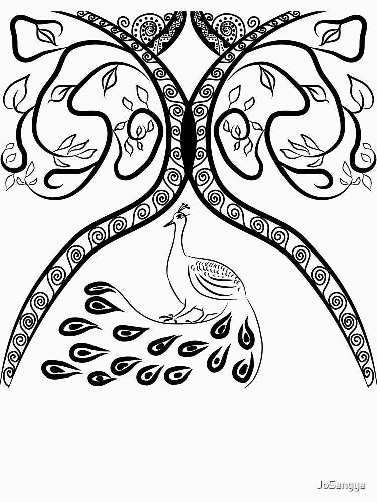 Madhubani line art by JoSangya