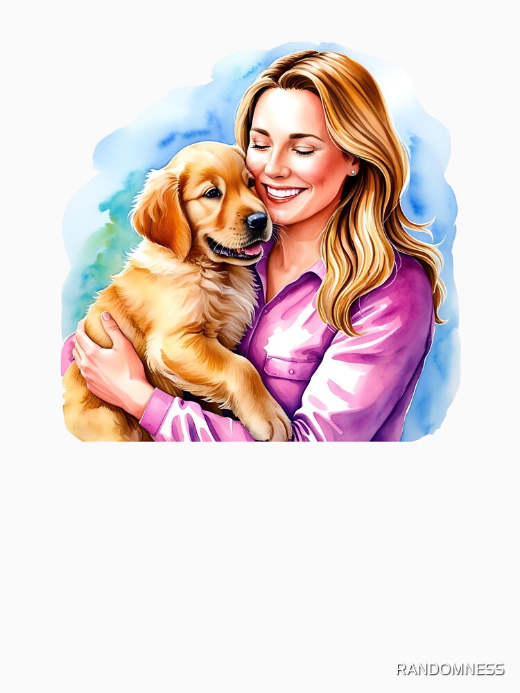 Dog Mom Watercolor Portrait Sticker by RANDOMNESS