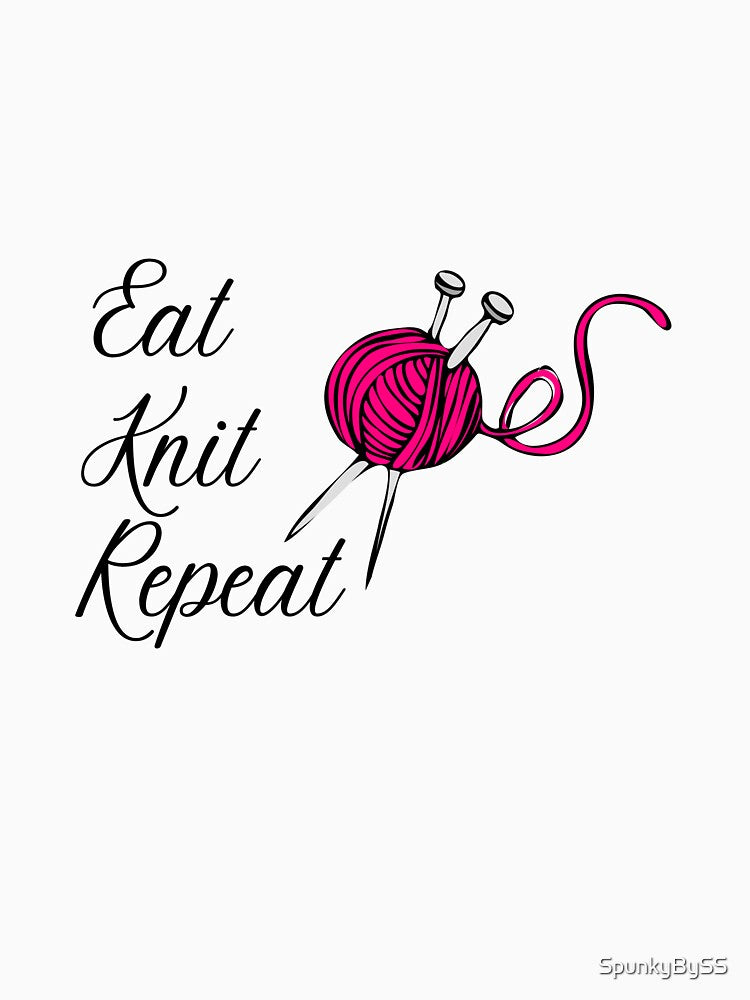 Knitting Shirt, Tshirt for Knitters, Knit Gift, Knitting Gift, Knitter Gift, Love To Knit, Love Knitting, Knit Lover, Gift for knitters by SpunkyBySS