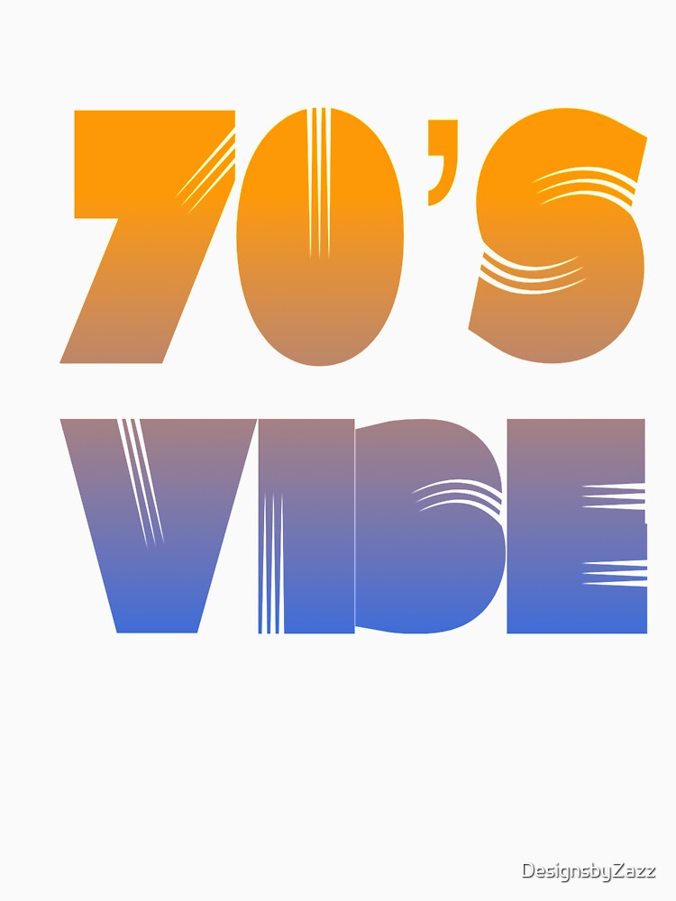 70's Good Vibes | Positive Vibes | Retro Funky Vibe Design by DesignsbyZazz