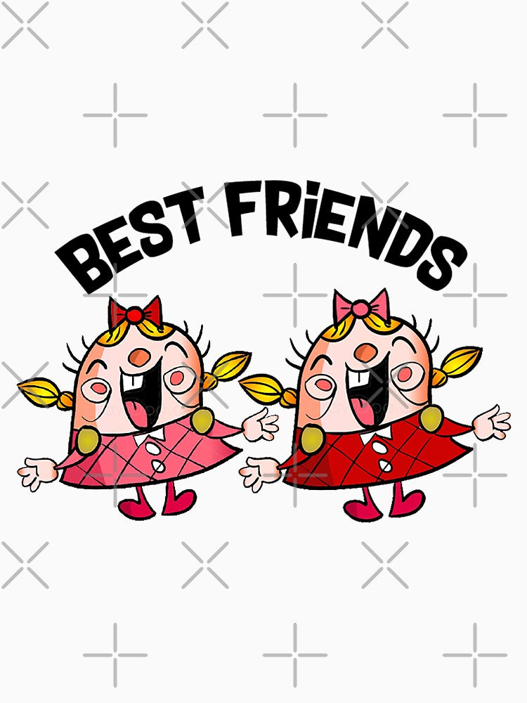 Cute Girl Best Friends Gift - Tiffi Best Friends - Candy Best Friends - Cute Best Friends Shirt - t -shirt - Sticker by happygiftideas
