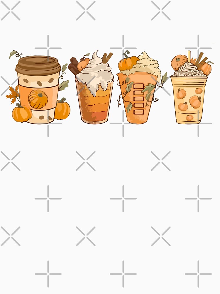 Fall Coffee Pumpkin Spice Latte for Women & Men by CoolDesign-AS