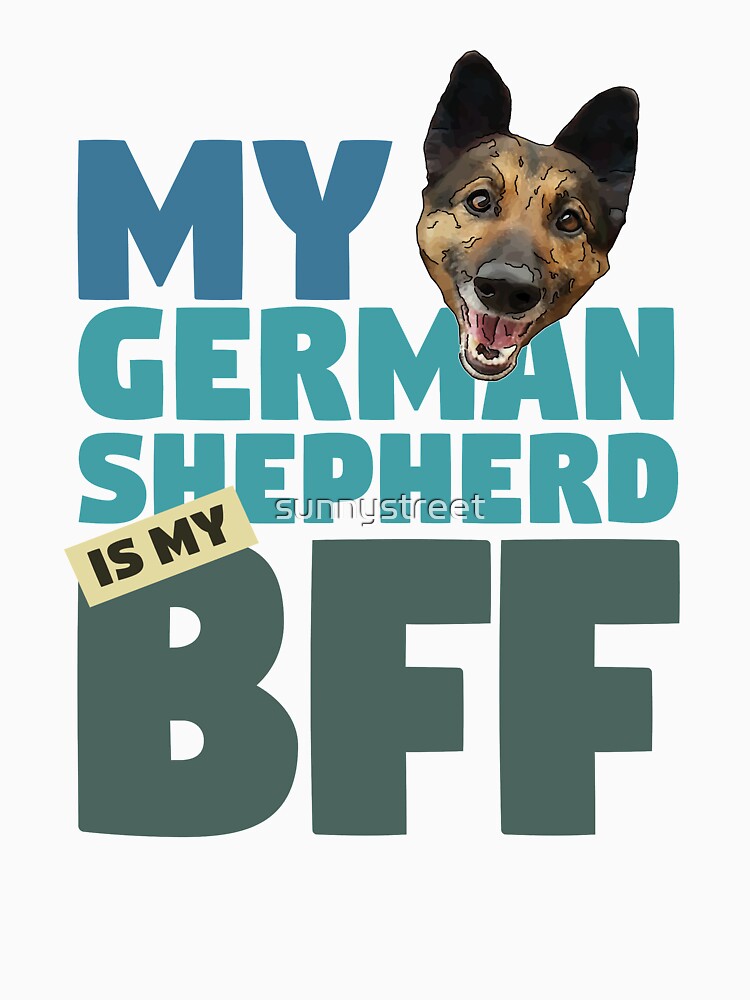 German Shepherd BFF Dog Best Friend by SunnyStreet