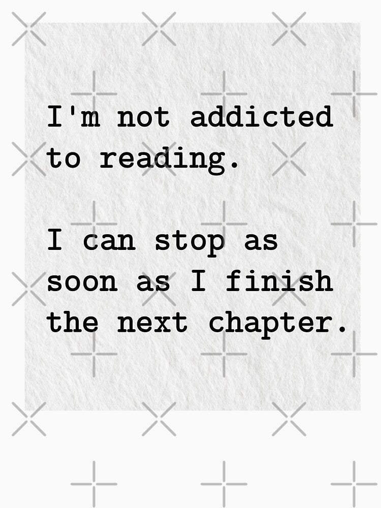 I'm Not Addicted To Reading Sticker/ Book Lover Sticker/ Book Lover Canvas/ Book Addiction Mug/ Funny Book Quotes/ Funny Book Lover Wall Decor/Book Lover Art Print by KingdomKubs