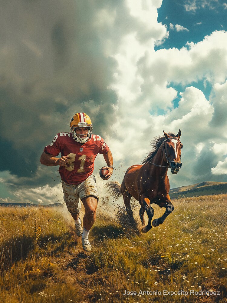 Training with the horse by Jose Antonio Exposito Rodriguez