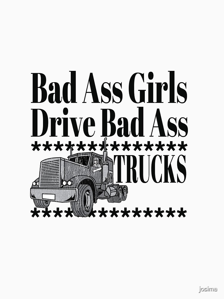 Women Truckers Funny Gift Trucking Big Trucks Lady Gift by josima