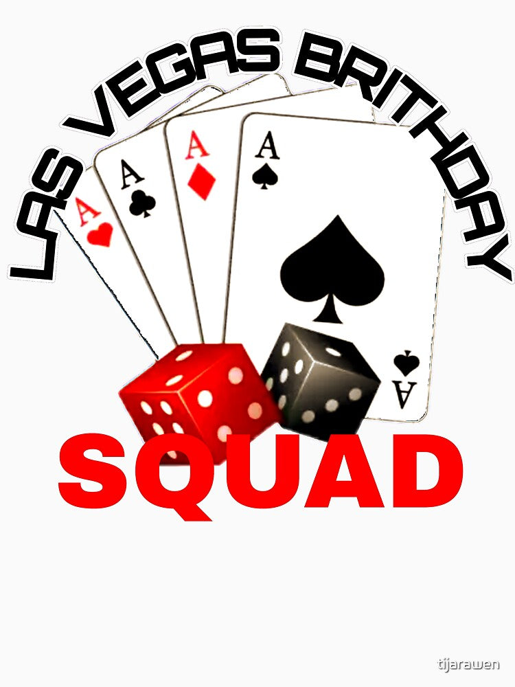 Las Vegas Birthday Party - Matching Vegas Birthday Squad party by tijarawen