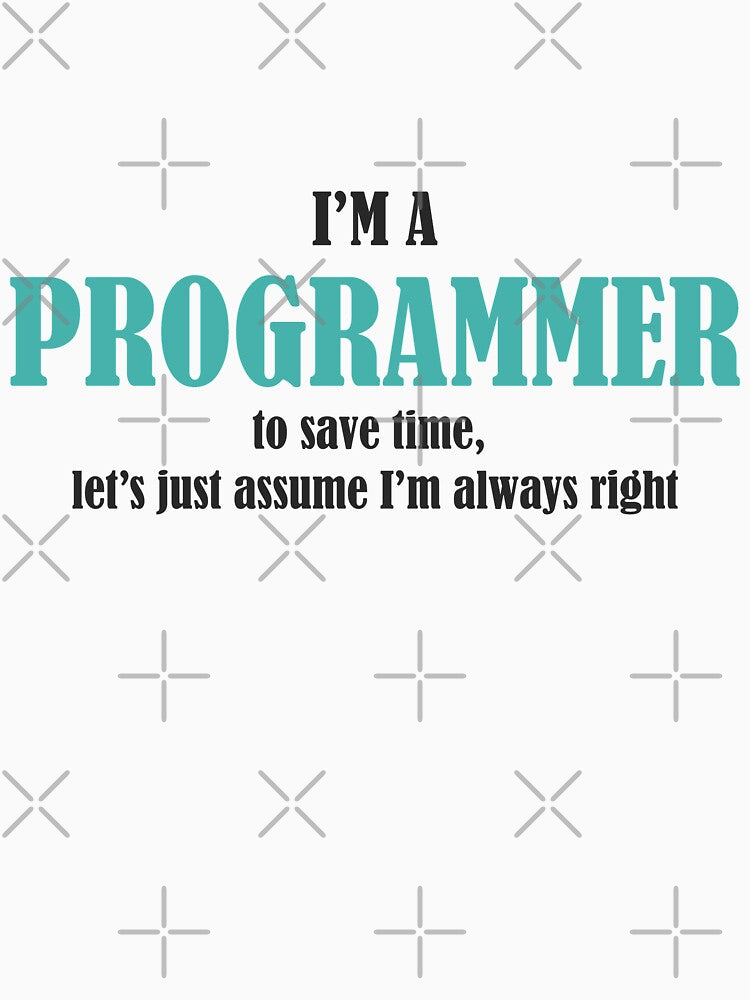 I'm A Programmer - Funny Programming Jokes - Light Color by Programming Jokes