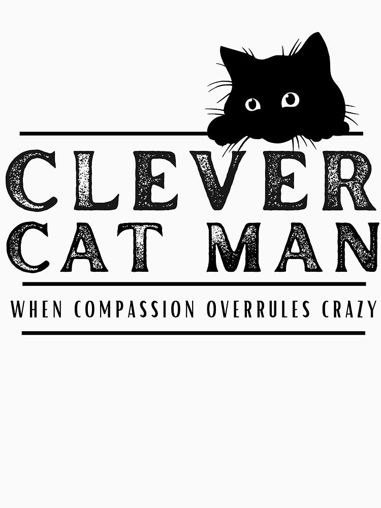Clever Cat Man (not crazy) - Cat on the Right by DPingBirdie