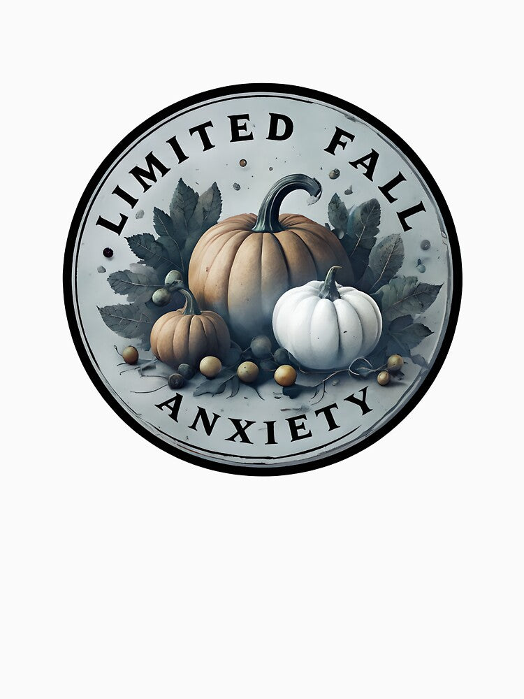 Limited Fall Anxiety – Funny Autumn Mental Health Quote by GoxyVision
