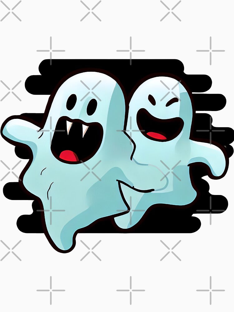Cute Ghosts Friends Funny Halloween by PetShopShirts