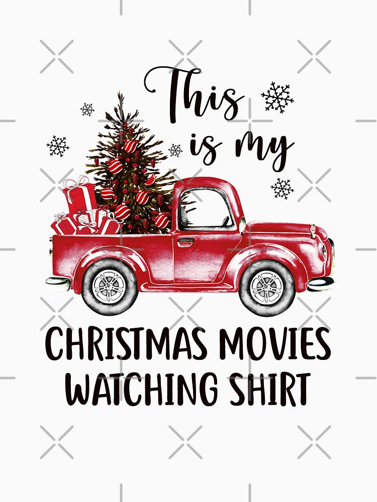 This Is My Christmas Movie Watching Vintage Truck by CreativeGift