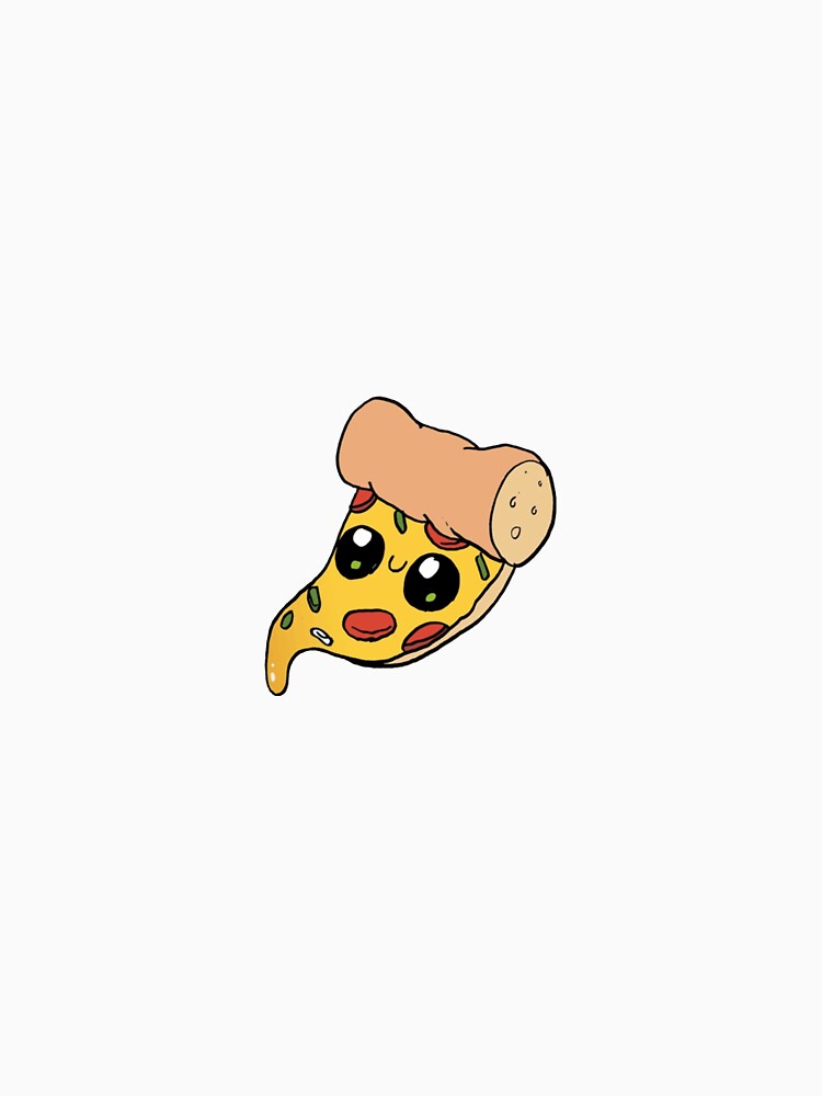 Kawaii Pizza Slice by Serena Cobb