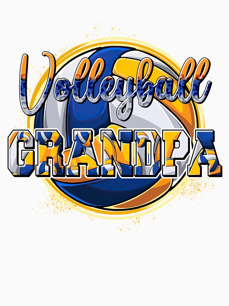 Volleyball Grandpa game day Volleyball season father's day by TrendySisters