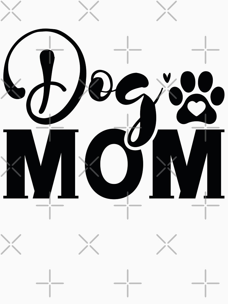 Dog Mom - Funny Dog Quotes Retro Vintage Aesthetic Best Puppy Mother Fur Mama Pet Animal Family Gift by FuzionRaptor