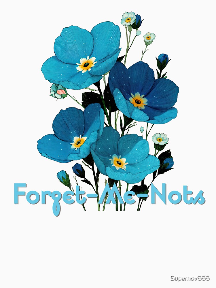 Forget-Me-Nots – Timeless Remembrance by ForeverPrintsOK