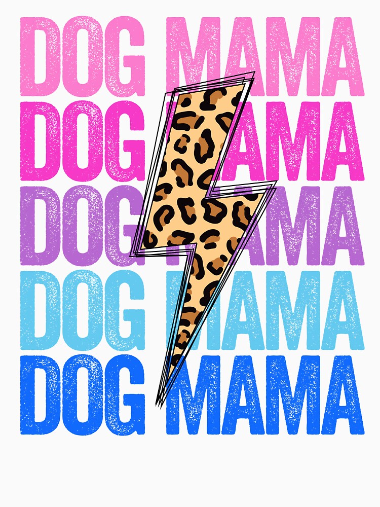 Dog Mama Shirt White – Cute Dog Mom Tee, Dog Lover Gift, Pet Lover T-Shirt, Puppy Mom Shirt, Gifts for Dog Lovers by mandujanogoods