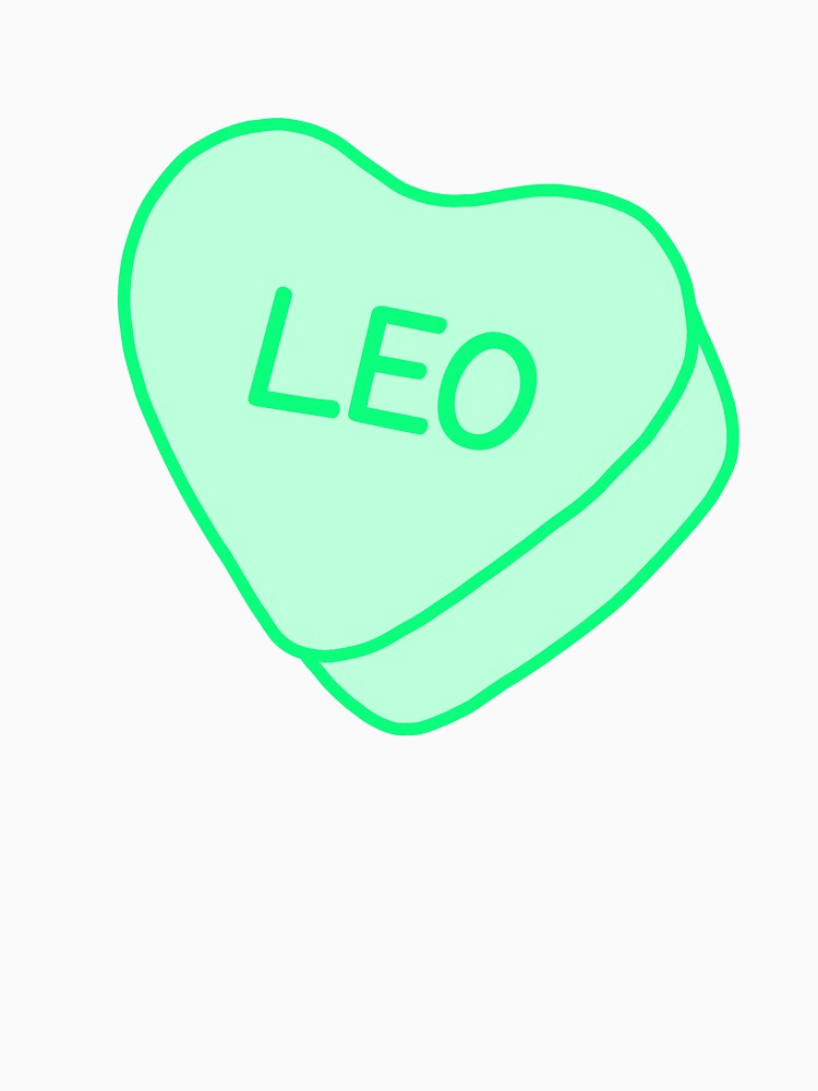 Leo Green Candy Heart Sweet Heart Cute by SlimyFish