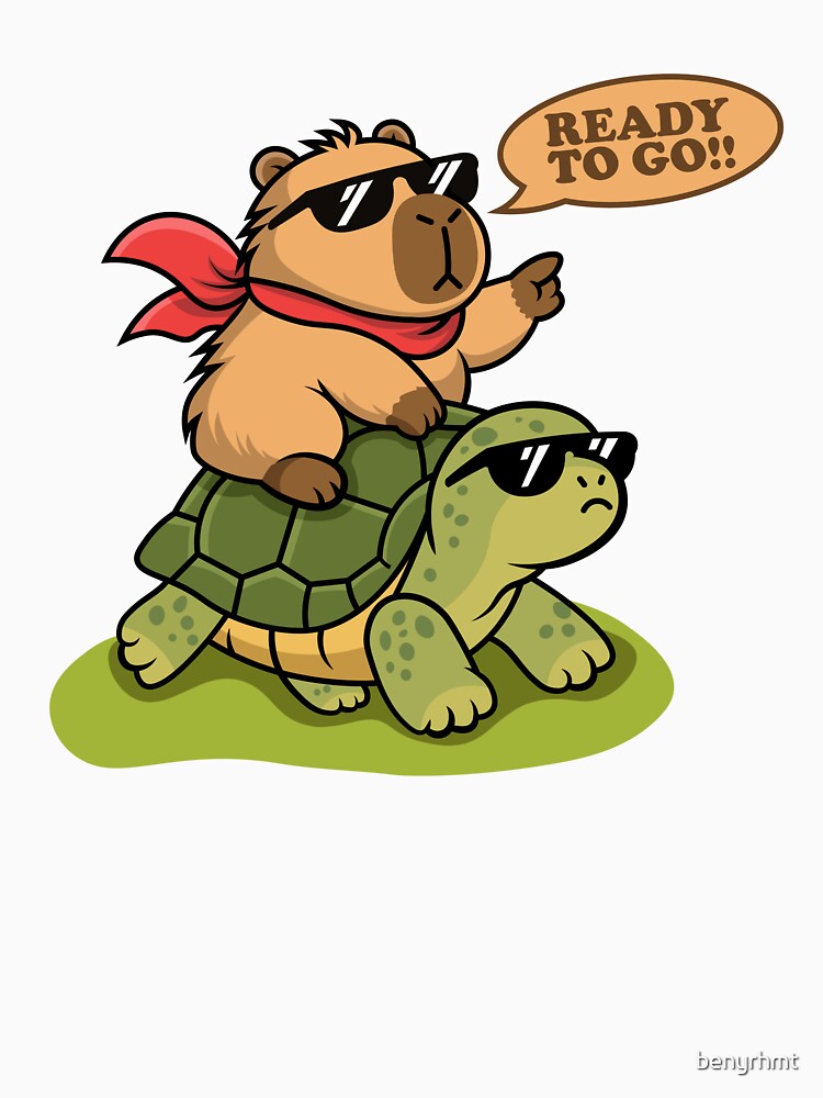 Capybara & Turtle Squad by benyrhmt