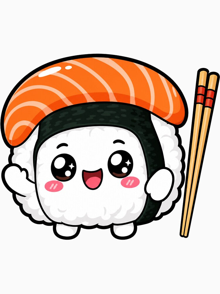 Your Sushi Cute Sweet Kawaii Sushi Salmon Nigiri by BoosterShop