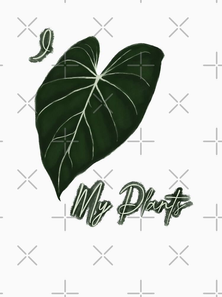 I Heart My Plants Philodendron Gloriosum by neatchicdesigns