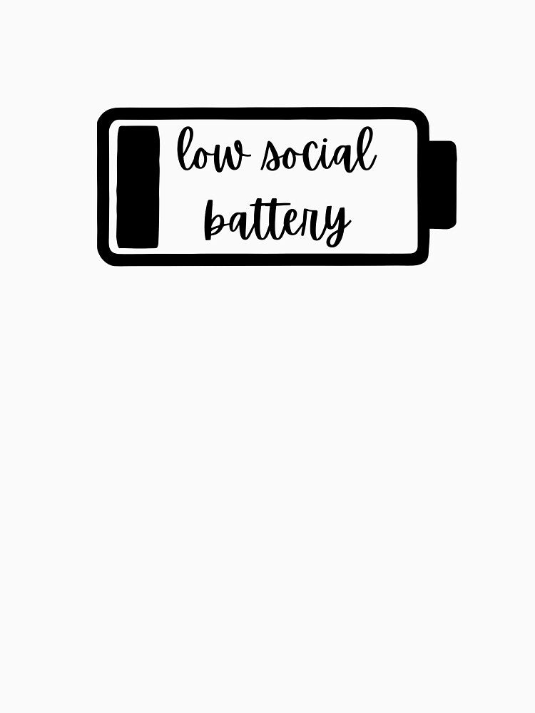 Low social battery by lauraazevedo