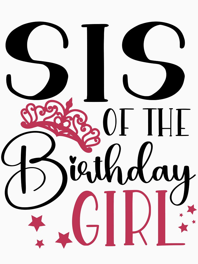 Family Matching Birthday Squad Sis of the Birthday Girl Birthday Squad Party Favors by mysticblvd