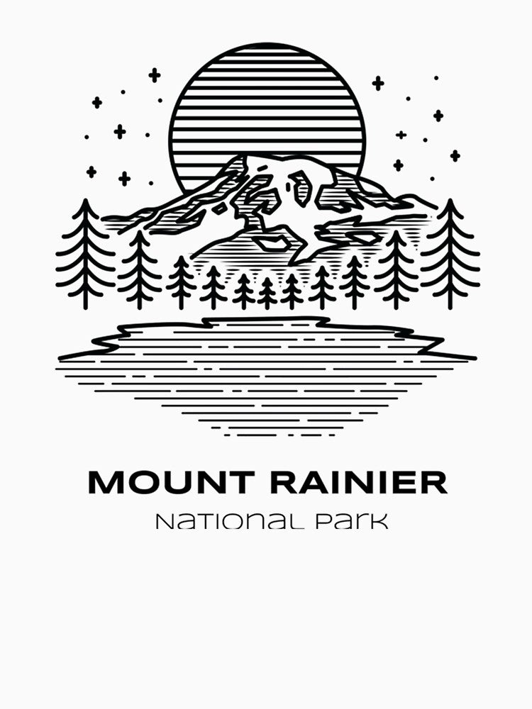 Vintage Mount Rainier National Park Hike by Stroblesamuel