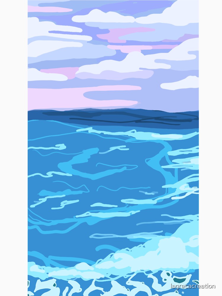 Aesthetic Ocean Scene by lagrecacreation