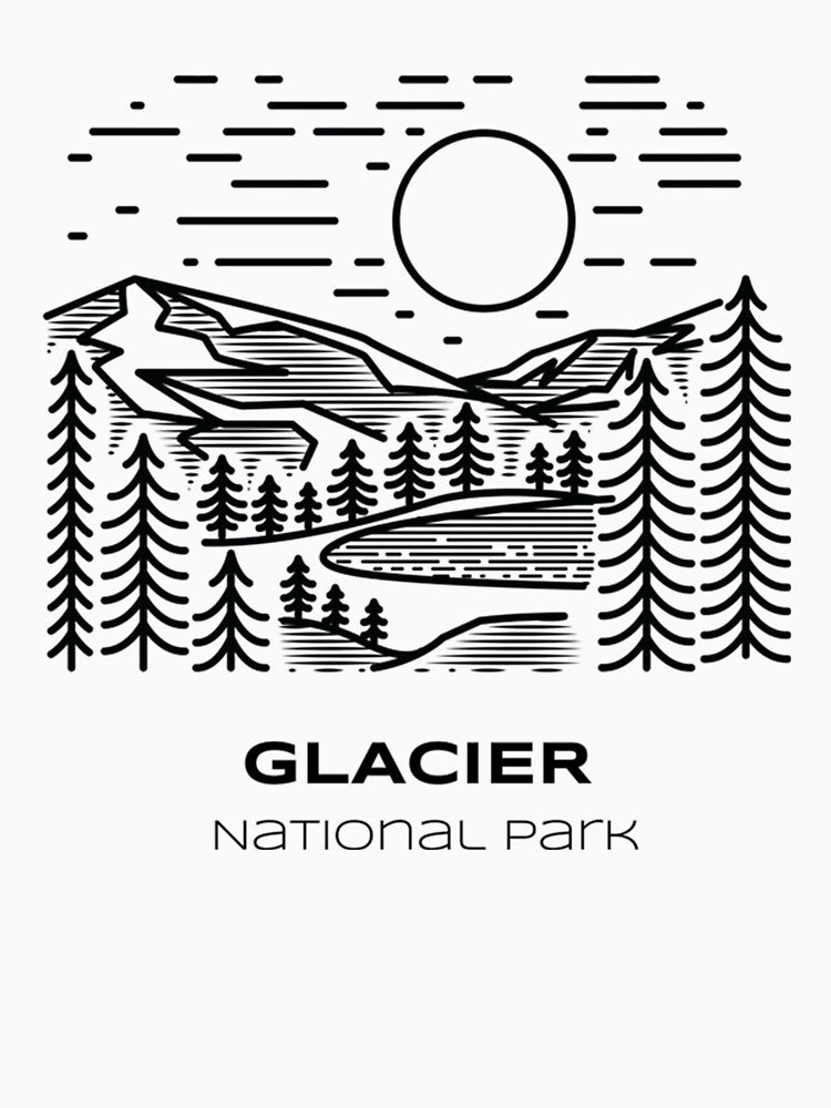Vintage Glacier National Park Hike by Asleydarell
