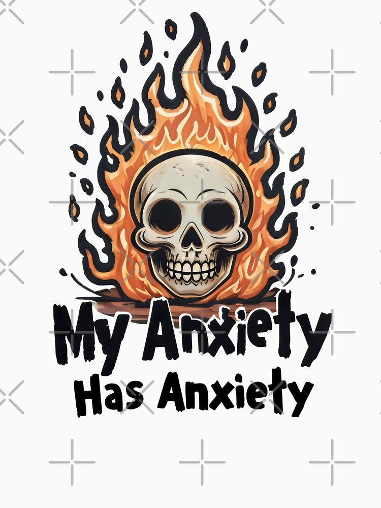 My Anxiety Has Anxiety Dark Humor by DemureArtsy