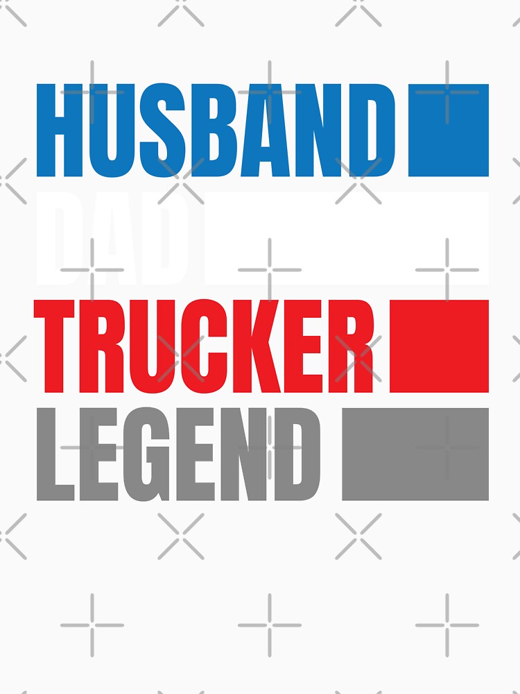 Husband Dad Trucker Legend by RetroNeon