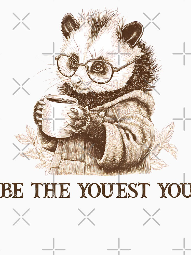Be The Youest You Opossum by ColorFlowArt
