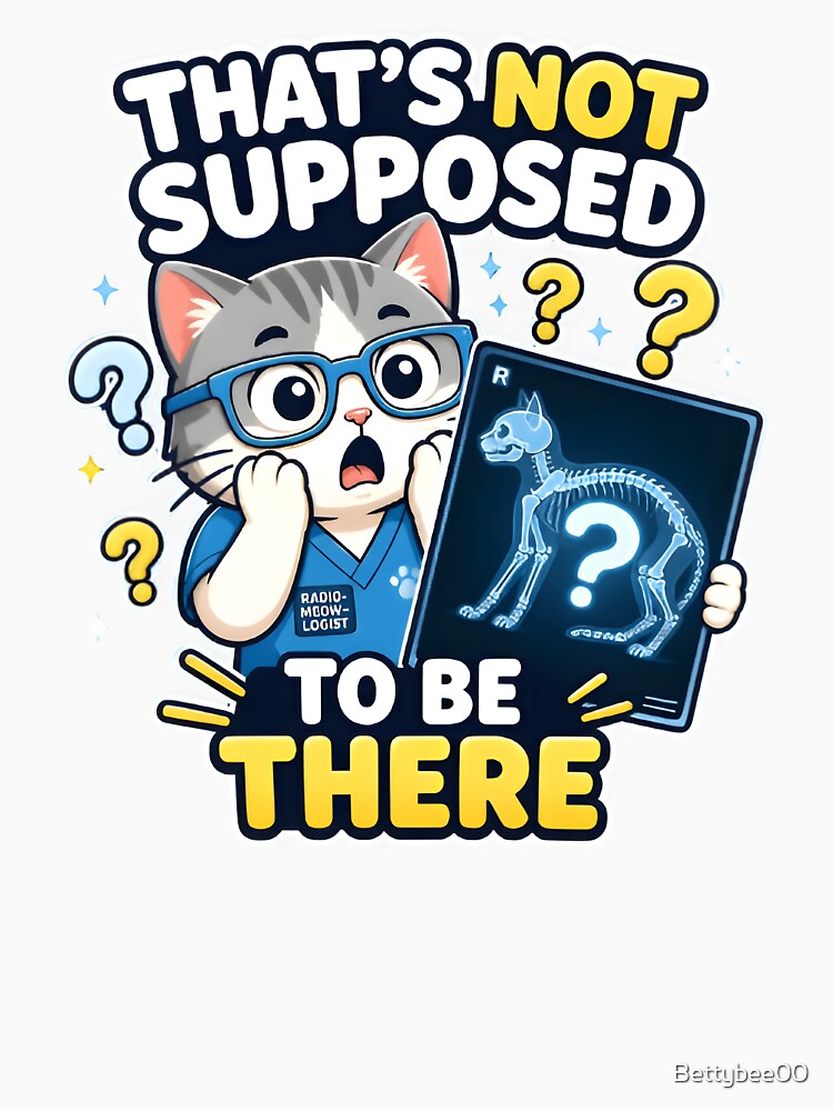 That’s Not Supposed to Be There! Funny Cat X-Ray by Bettybee00