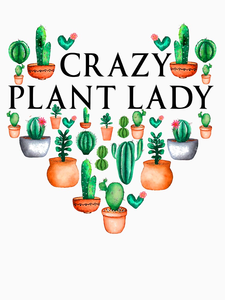 Funny Gardening Shirt - Crazy Plant Lady by SunsetGloww