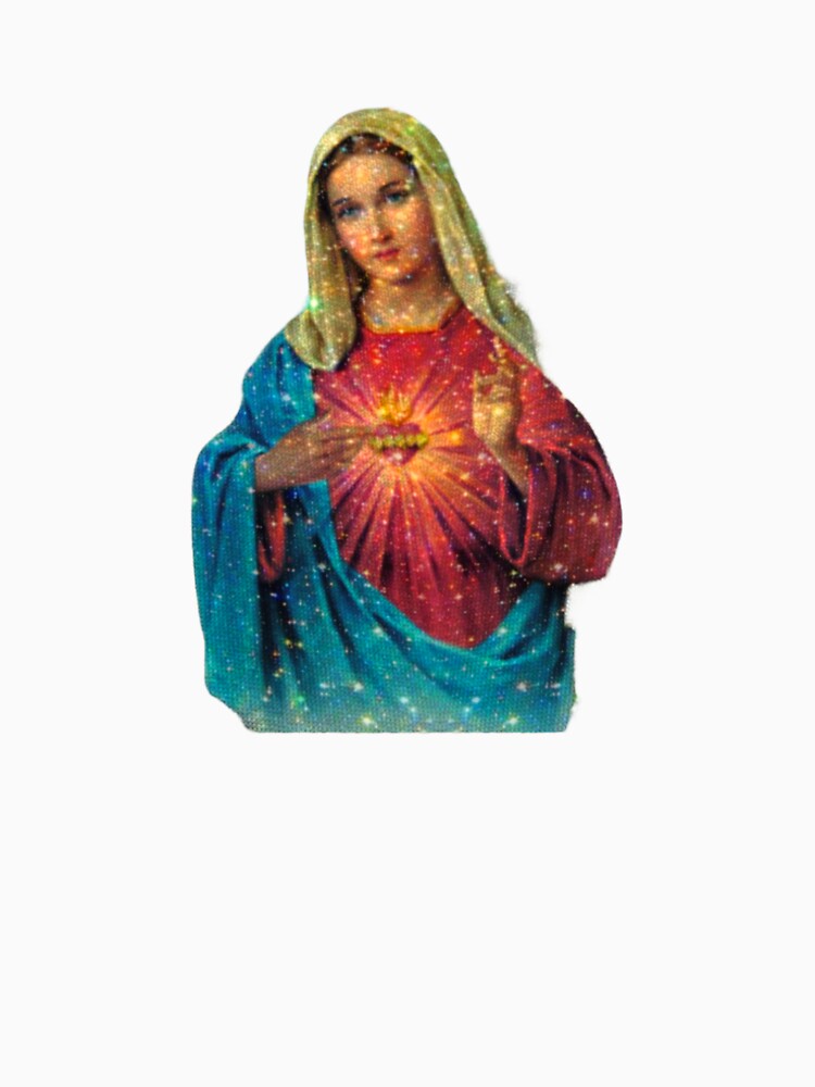 Glittery Holy Mary by 64R613