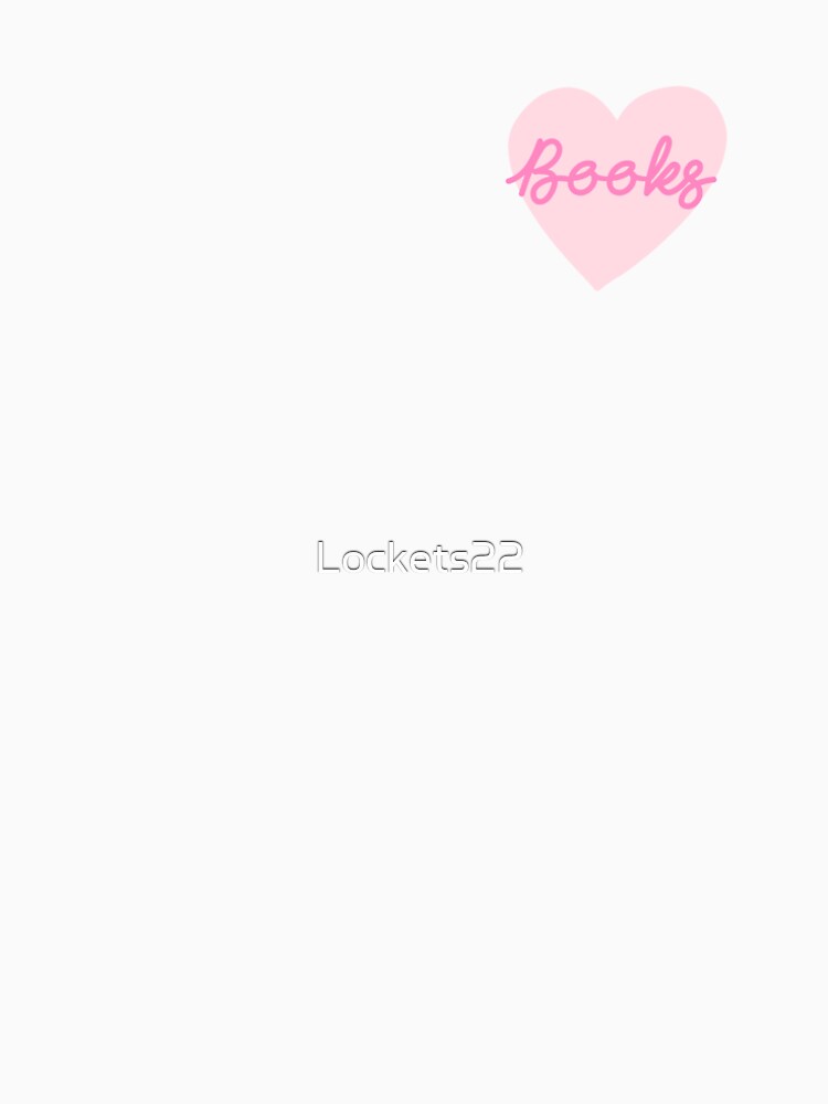 Book Lover Heart Design by Lockets Little Notes
