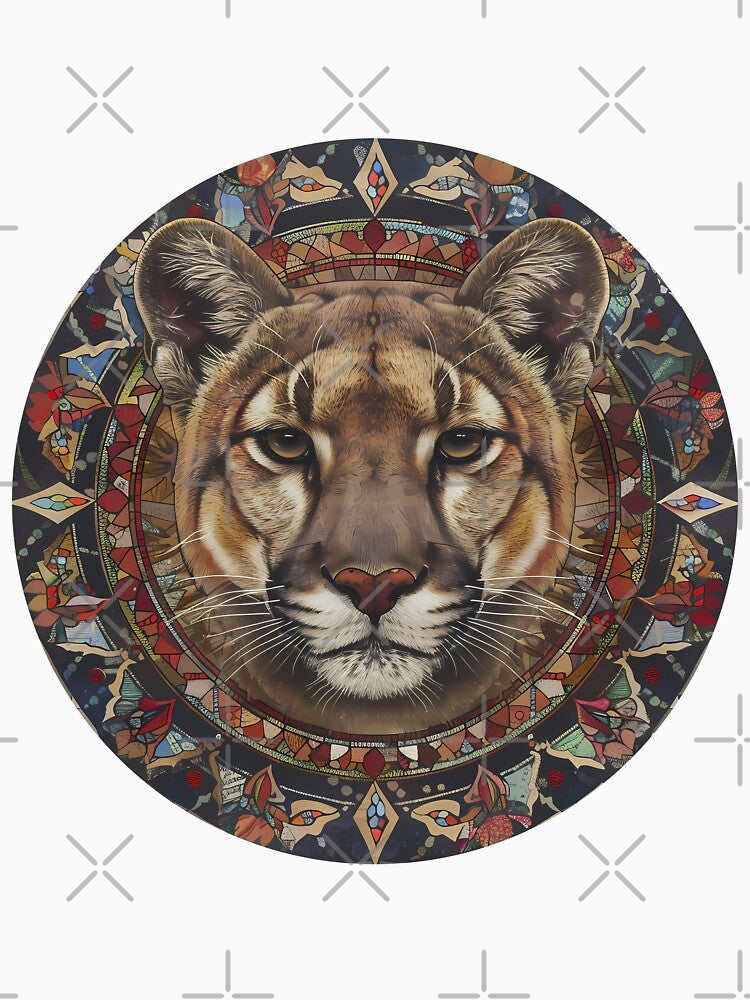 Mandala - Cougar by aleibanez Unisex
