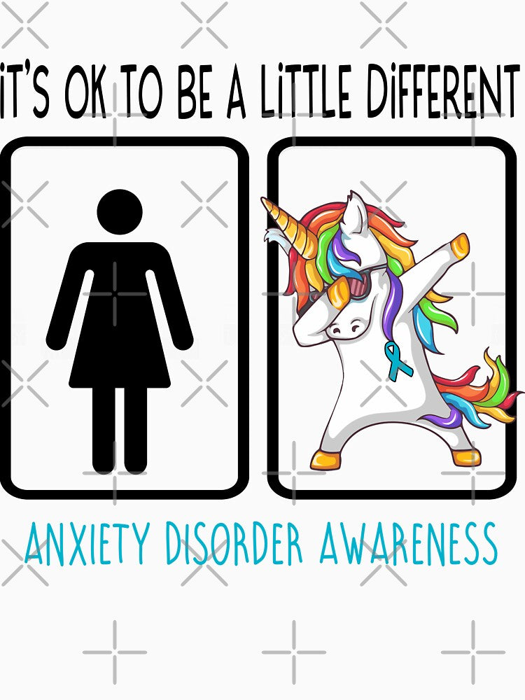 Anxiety Disorder Awareness - It's Ok To Be A Little Different by ArangoaStore
