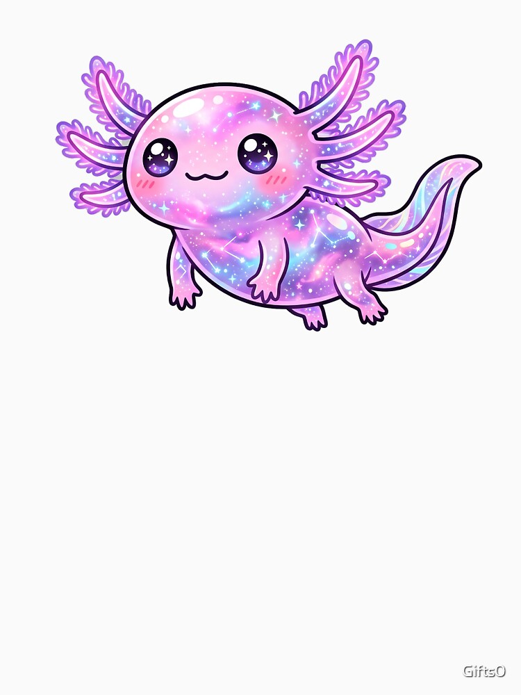 Cute Galaxy Axolotl Kawaii Space by Gifts0