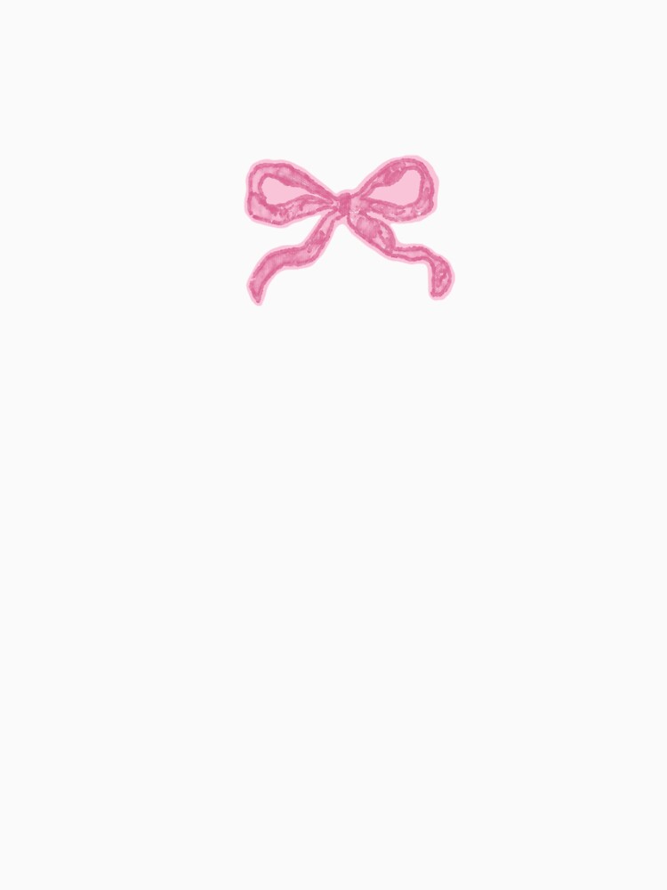 Super cute coquette bow design in pink by thecoolcanvas