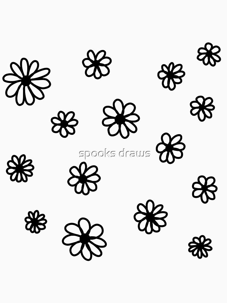 Flowers handdrawn sticker by spooks draws