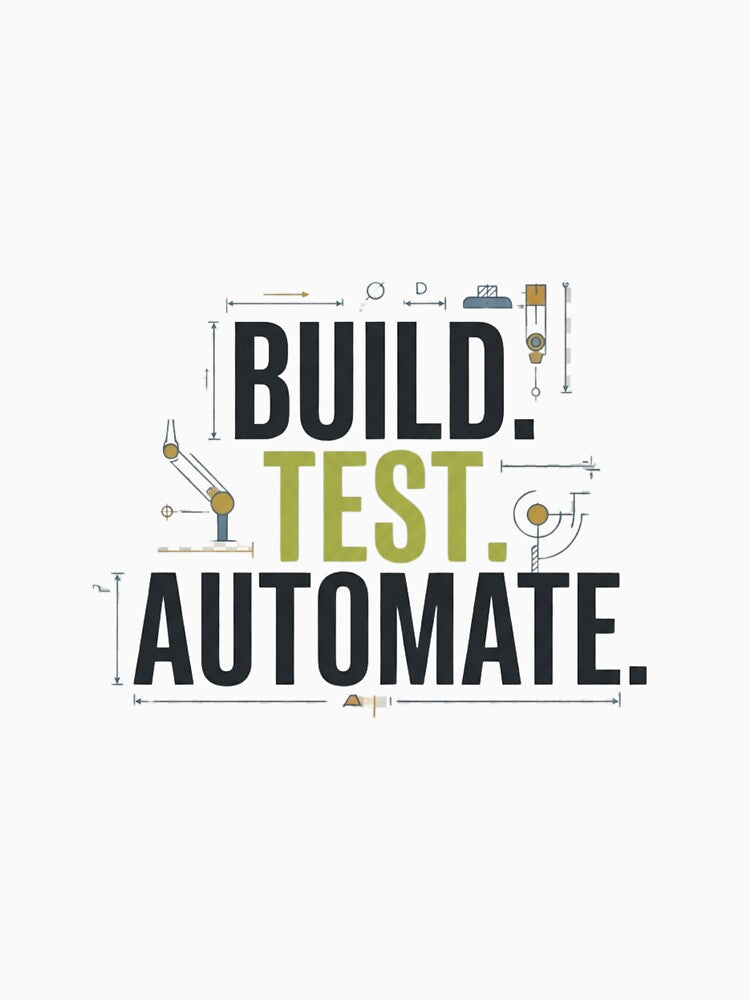 Build Test Automate Robotics Engineer by Amr Darwish Graphic designer