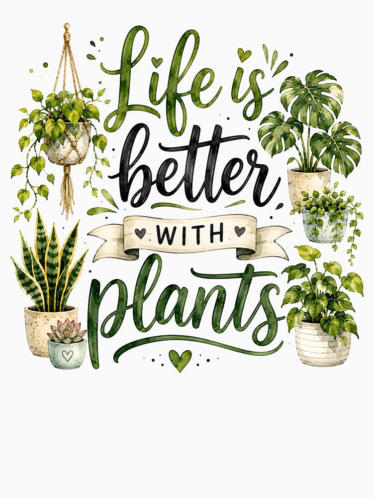 Life is better with plants by nimmitrends