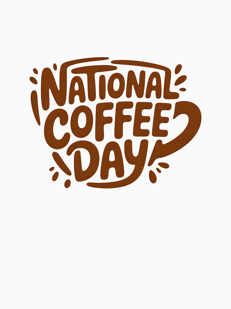 National Coffee Day – Coffee Lover Typography Design by ArcticFoxStudio
