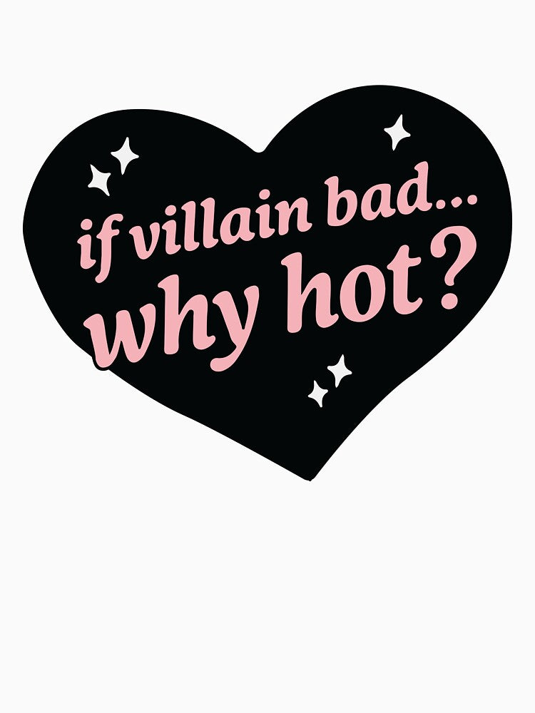 If Villain Bad Why Hot Dark Romance Quote Bookish Dark Romance Reader Gift by BrownHorse90s