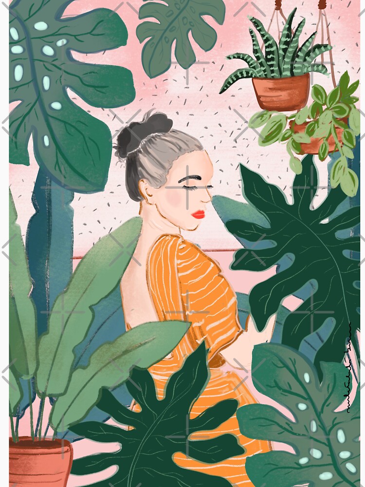 Plant lady by Mukta Lata Barua