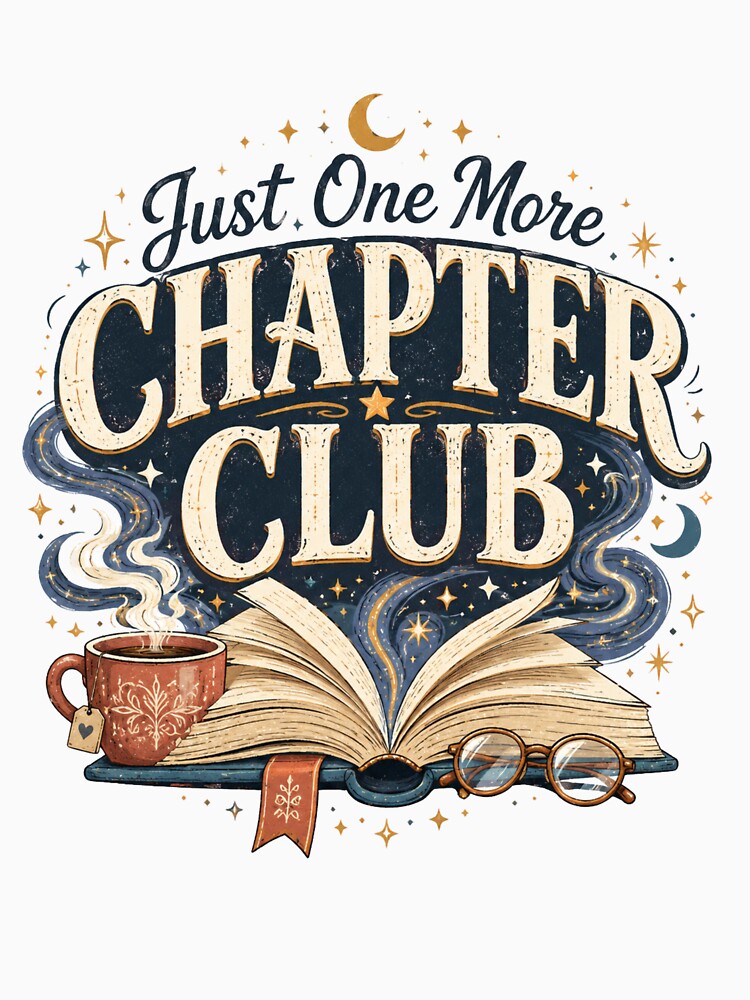 Just One More Chapter Club - Book Lover Reader Gift by MKarts96