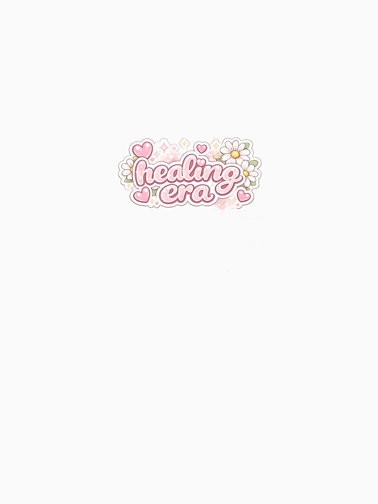Healing Era Pink Quote Sticker by Chinnibujji
