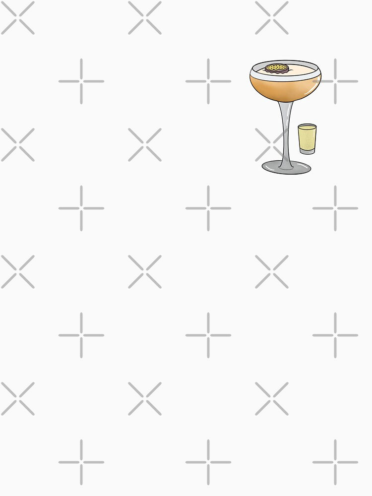 Passion fruit martini with prosecco by morganbethdraws
